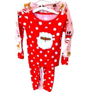 4 Piece Carters Just One You Christmas Pajamas 2T New